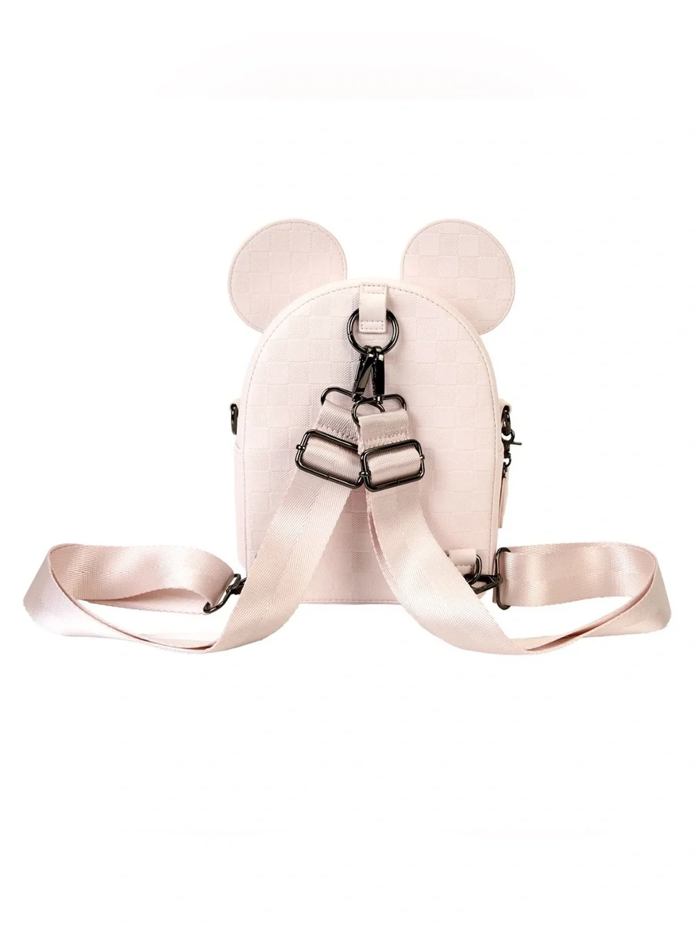 Loungefly Minnie Mouse Checkered Convertible Backpack & Crossbody Bag